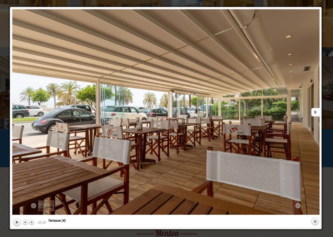 La Dolce Vita Hotel Menton Eksteriør billede